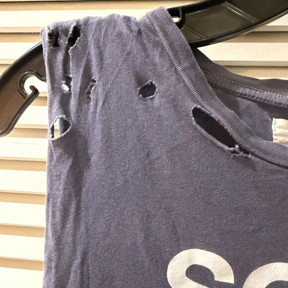 SoulCycle Renee Tank | Stonewash Distressed NWOT | Size M | White Stacked Logo - Picture 4 of 7